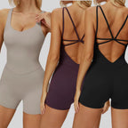 Bodysuit Cross-Back One-piece